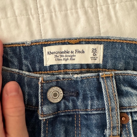 90s Ultra High Rise Straight Leg Jeans - Picture 3 of 3